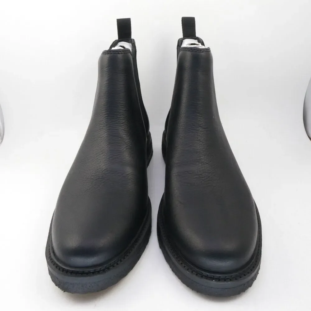 Clarks Men's US Size 11.5 M Clarkdale Easy Black Leather Chelsea Boots New